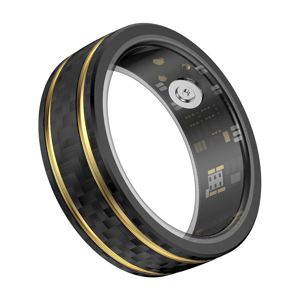 Rollme R8 Smart  Health Ring with Carbon Fiber Design and Sleep Monitoring