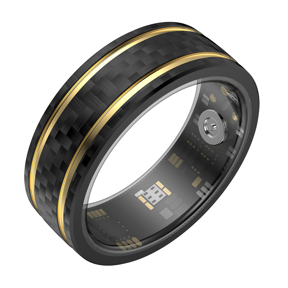 Rollme R8 Smart  Health Ring with Carbon Fiber Design and Sleep Monitoring