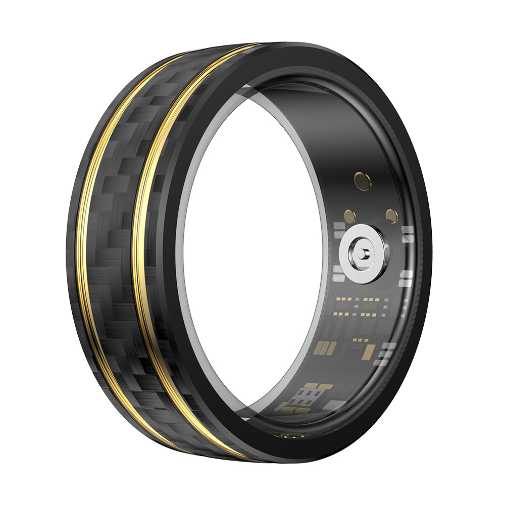 Rollme R8 Smart  Health Ring with Carbon Fiber Design and Sleep Monitoring