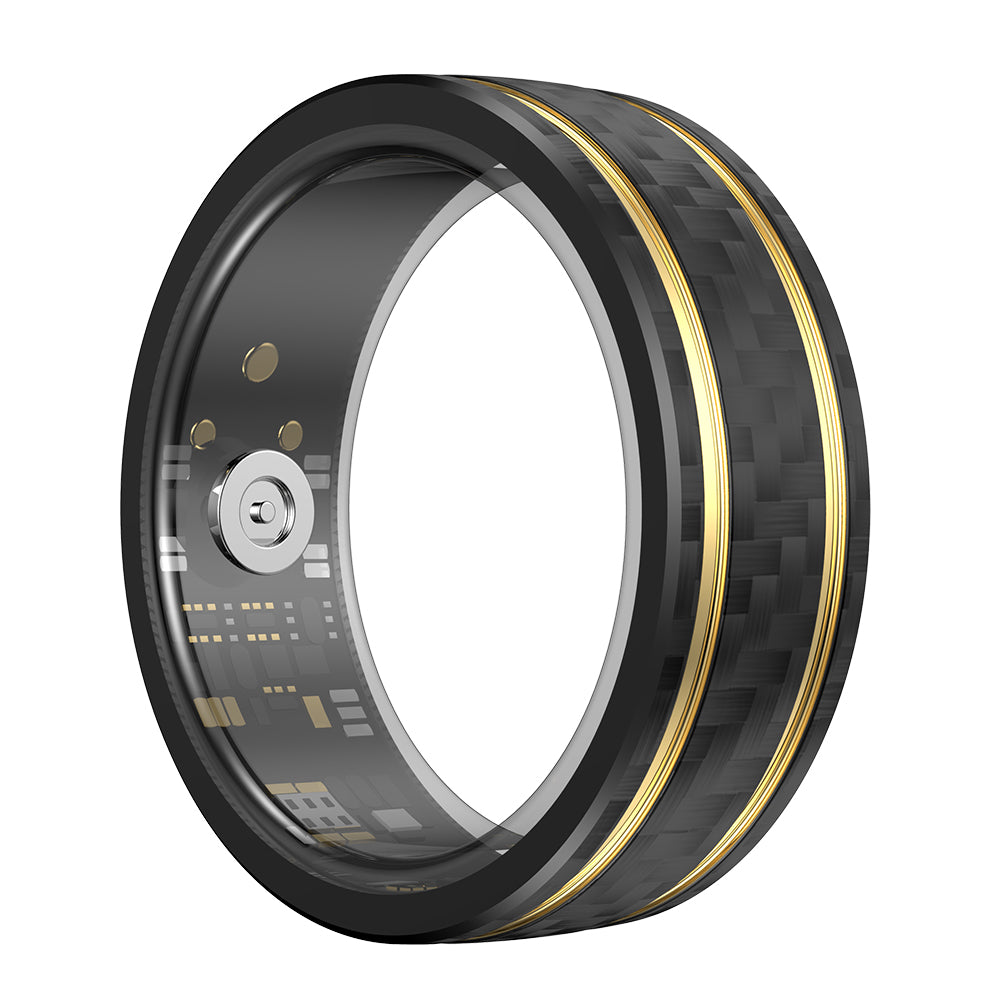 Rollme R8 Smart  Health Ring with Carbon Fiber Design and Sleep Monitoring