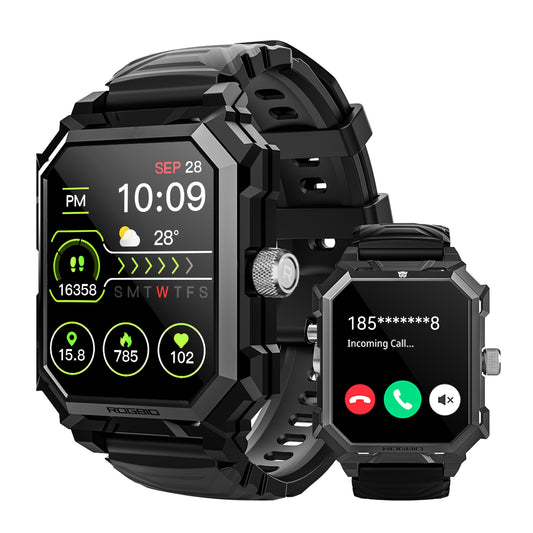 Rollme tank S3 Militay Smart Watch rugged tactical titanium 680mAh IP69 waterproof blood prussure