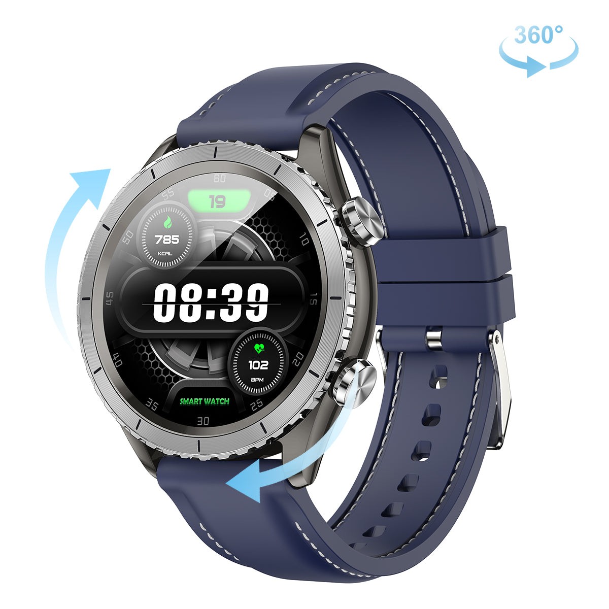 Rollme Orbit 1-Premium Rotating Bezel Smartwatch